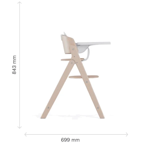 Стул Cybex Click&Fold 4в1 All White (524000857): Материал дерево