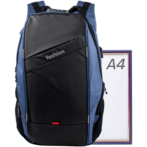 Чоловік рюкзак Valiria Fashion блакитний (3DETAB86-08-6): Фактура Ткана, матова
