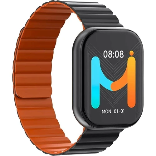 Смарт-часы iMiki SE1 Black Magnetic Strap: Дисплей 2.02" TFT (320x385)