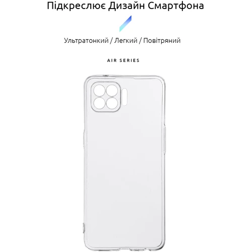 Аксессуар для смартфона Armorstandart Air Series Camera cover Transparent for OPPO Reno4 lite (ARM58570): Совместимость OPPO Reno4 lite