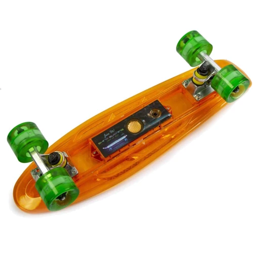 Penny Fish Skateboard Original Orange Музыкальная и светящаяся дека
