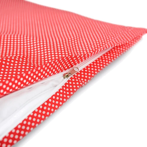 Постельное белье Papaella Горошек в коляску, красный (8-10446)
