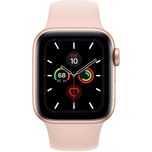 Apple Watch Series 5 40mm GPS Gold Aluminum Case with Pink Sand Sport Band (MWV72): Розмір 40mm