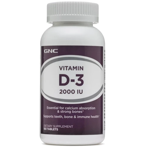GNC Vitamin D3 2000 180 tabl