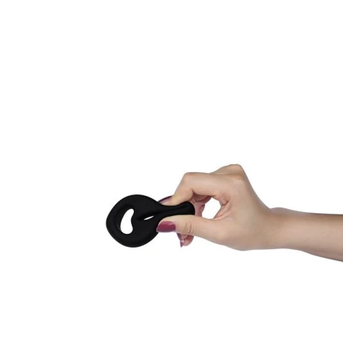 Двойное эрекционное кольцо LoveToy X-Basic, Black