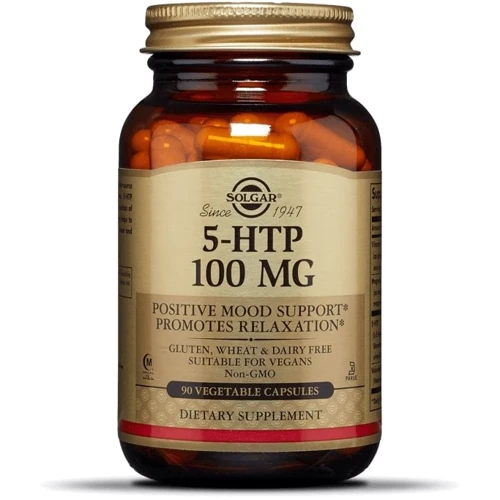 Solgar 5-HTP 100 mg 90 Veggie Caps 5-ГИДРОКСИ L-ТРИПТОФАН