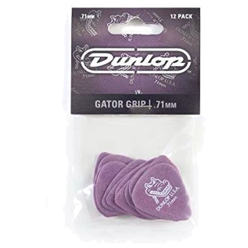 Медіатор Набор медиаторов DUNLOP 417P.71 GATOR GRIP STANDARD PLAYER'S PACK 0.71: Форма медіатора Standard