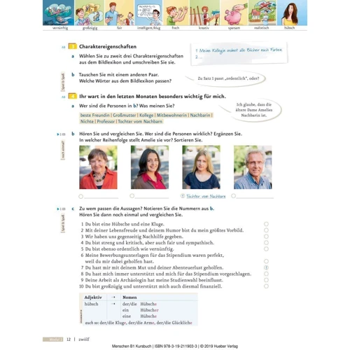 Menschen B1: Kursbuch mit AR-App: Количество страниц 200