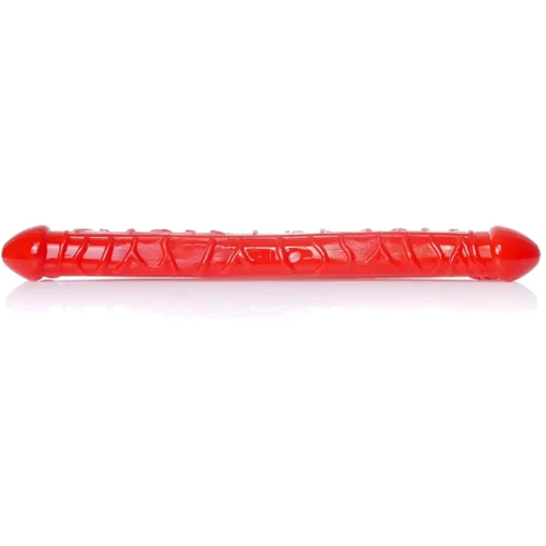 Двойной фаллоимитатор Boss Series Flexible Double Dong Red (BS6700090)