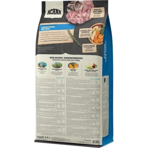 Сухой корм ACANA Adult Dog Recipe для собак всех пород со вкусом курицы 17 кг (a52517): Основные ингредиенты Рыба, Курица