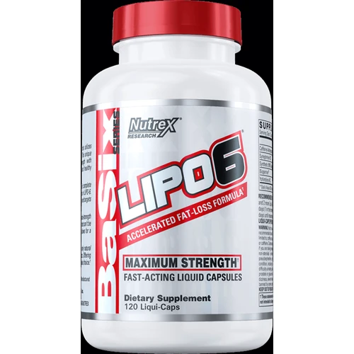 Жиросжигатель Nutrex Lipo-6 Maximum Strength 120 Liquid Capsules