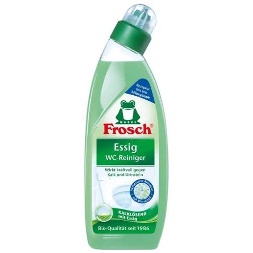Гель очиститель для унитазов Frosch Уксус 750 мл