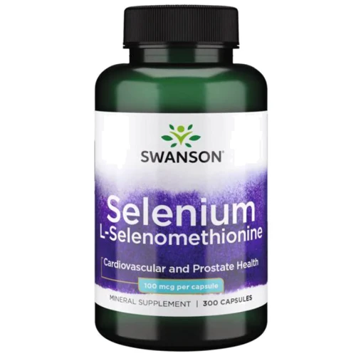 Swanson Selenium L-Selenomethionine 100 mcg Селен 300 капсул