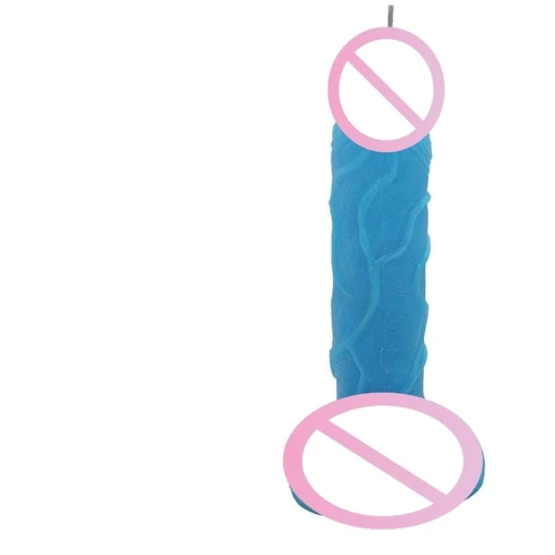 Свеча в виде члена Чистый Кайф Blue size L