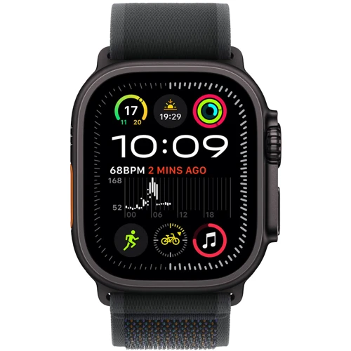 Apple Watch Ultra 2 2024 GPS + Cellular 49mm Black Titanium Case with Black Trail Loop - M/L (MX4V3UL/A) фото 8