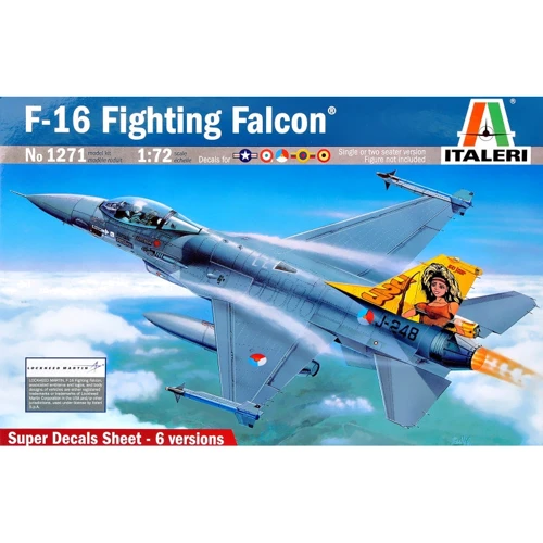 Модель Italeri Винищувач F-16 A/B "Fighting Falcon" (IT1271)