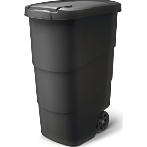 Бак для мусора Prosperplast WHEELER 110 л черный (5905197463292)