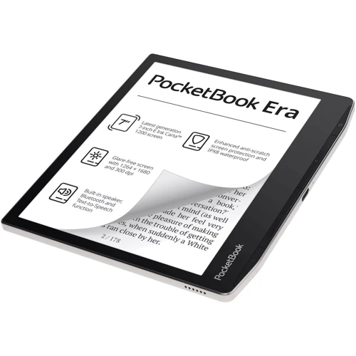 Електронна книга PocketBook 700 Era Stardust Silver (PB700-U-16-WW): Екран 7" E Ink Carta (1264x1680)