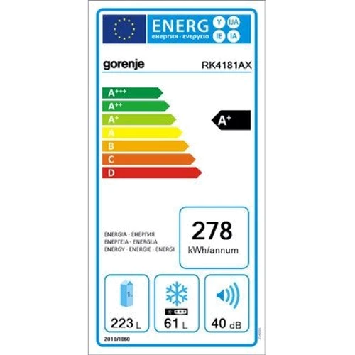 Холодильник Gorenje RK 4181 AX фото 1