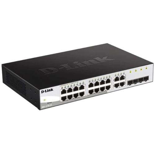 Сетевой коммутатор D-Link DGS-1210-20/FL: Порты комбинированный