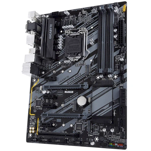 GIGABYTE H370 HD3: Роз'єми на платі M.2, SATA 3.0, PCI, PCI Express x1