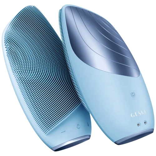 Електронна звукова термощітка для обличчя GESKE Sonic Thermo Facial Brush 6в1 aquamarine фото 4