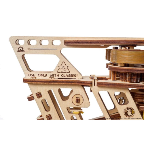Механічний 3D пазл UGEARS "Пускач літачків" (70075) фото 5