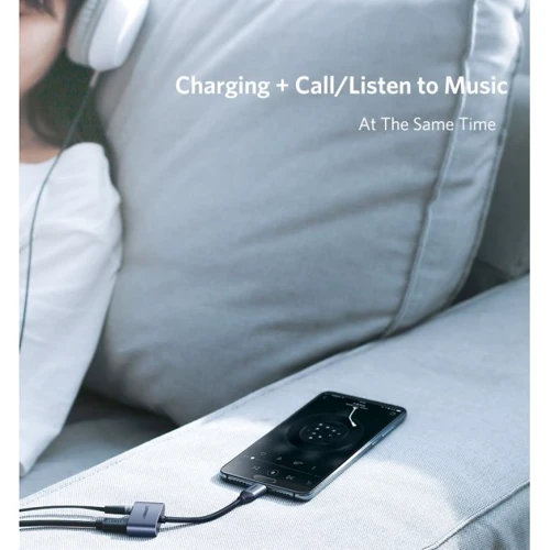 Адаптер Ugreen Adapter CM193 USB-C to USB-C+3.5mm Gray (50596) фото 4