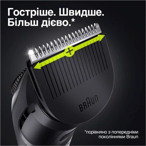 Машинка для стрижки (триммер) Braun BeardTrimmer BT3322: Зона применения Для окантовки, Для лица, Для бороды