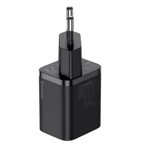 Зарядное устройство Baseus USB-C Wall Charger Super Si 20W Black with Cable USB-C to Lightning (TZCCSUP-B01): Кабель в комплекте Lightning