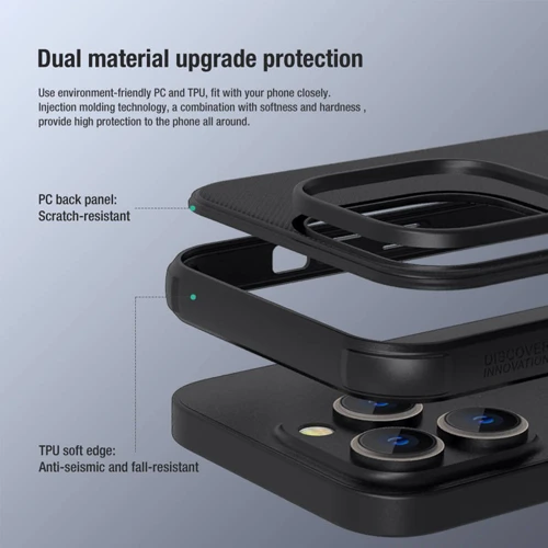Чехол для iPhone Nillkin Matte Pro Black for iPhone 14 Pro Max фото 6