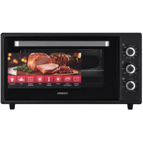 Электродуховка настольная Ardesto MEO-F48RCB: Размеры 33х59х46.5