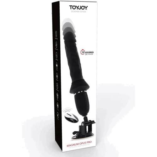 Вибратор Toy Joy Magnum Opus Thruster Pro (черный)