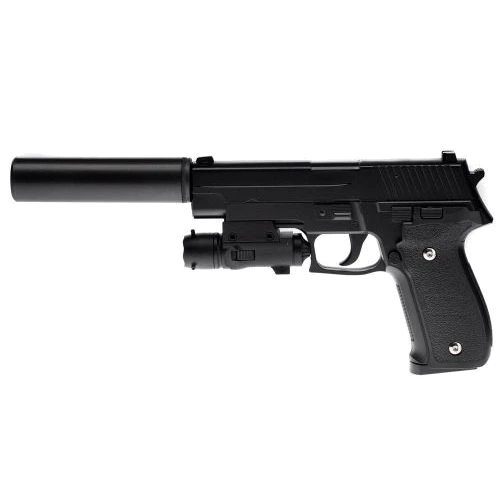 Игрушечный пистолет Galaxy "Sig Sauer P226" с глушителем G26A