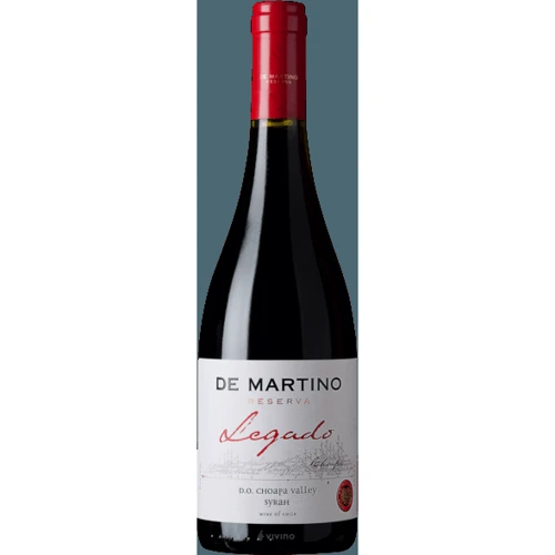 Вино SYRAH "LEGADO" RESERVA, DE MARTINO, червоне сухе, 0.75л 13.5% (STA7804395000347)
