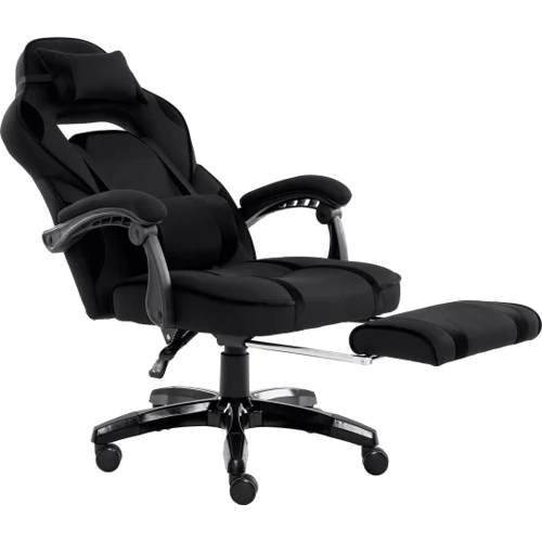 Геймерское кресло GT Racer X-2749-1 Fabric Black Suede фото 2