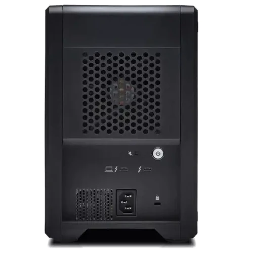 SanDisk Professional G-RAID SHUTTLE 8TB (SDPS24H-008T-MBAAB): Интерфейс подключения Thunderbolt 3, USB Type-C