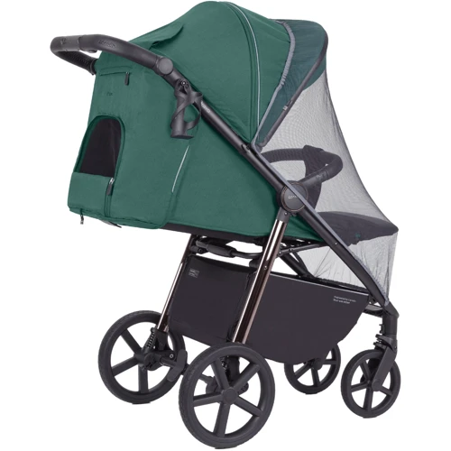 Коляска прогулянкова Carrello Bravo CRL-5515 Palm Green 2024 NF (CRL-5515 Palm Green NF): Матеріал коліс резина
