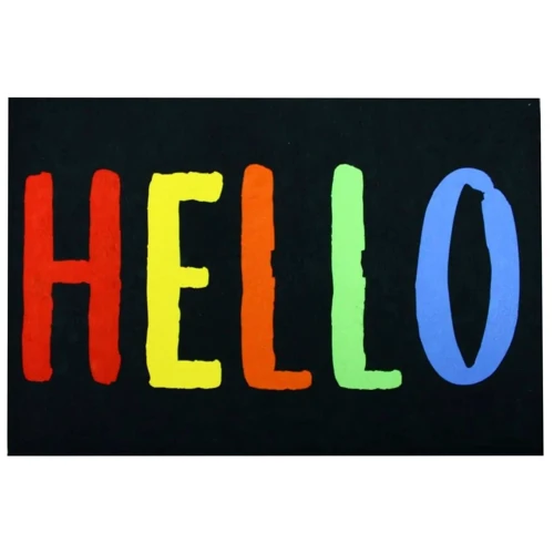 Коврик придверный Izzihome PEPPINA 40х60 см RENKLI HELLO (103PEREHE3753)