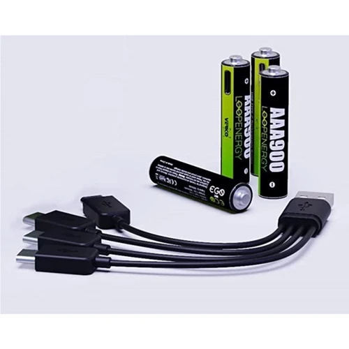 Verico Loop Energy AAA USB Type-C 600mAh (1UDBT-A2WEBC-NN) фото 1