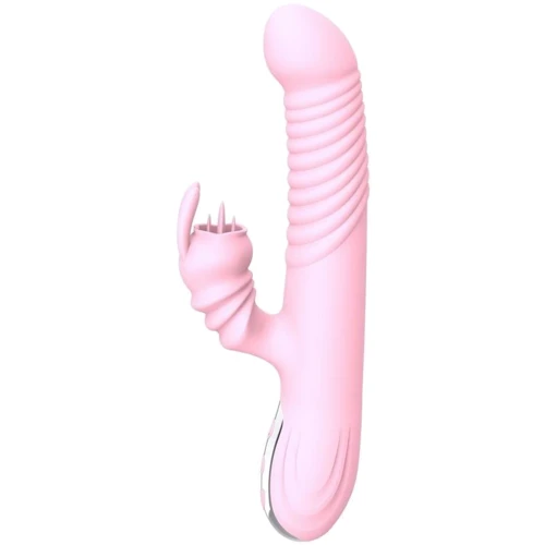 Вибратор с ротацией и толчками BOSS G Spot Thrusting Vibrator Elisa Pink