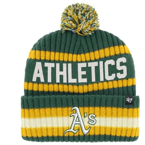Шапка мужская 47 Brand MLB OAKLAND ATHLETICS BERING UNI dark green (B-BERNG18ACE-DGA)
