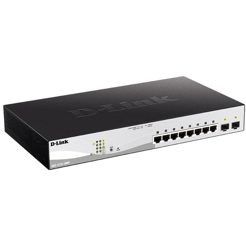 Сетевой коммутатор D-Link DGS-1210-10MP: Тип Коммутатор управляемый