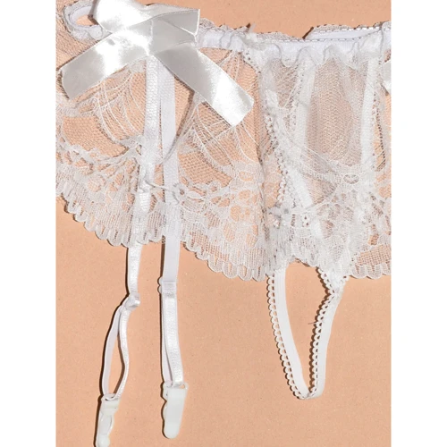 Пояс-трусы для чулок NDS 1131-1 White S/M (10998)