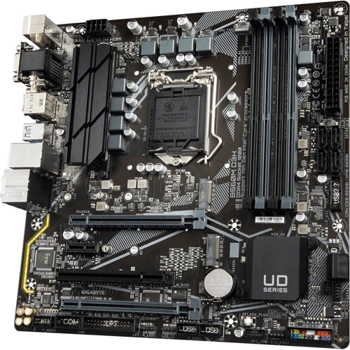 Gigabyte B560M D3H: Разъемы на плате SATA 3.0, M.2