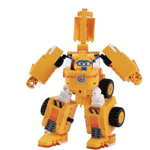 Конструктор-трансформер Super Wings Small Blocks 2-in-1 Buildable Transforming Vehicle Donnie Донні (EU385007)