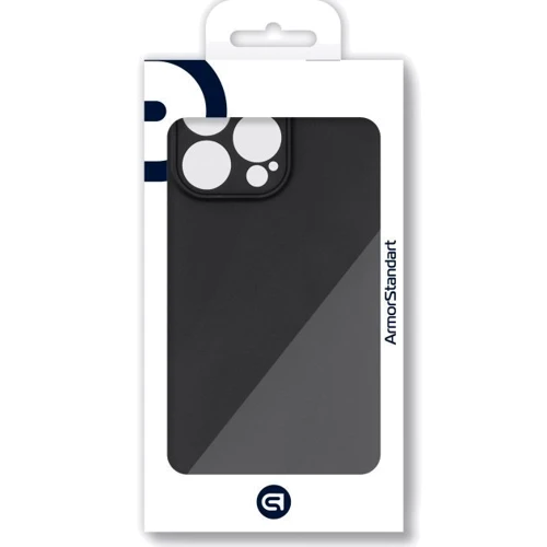 Чехол для iPhone ArmorStandart Matte Slim Fit Camera cover Black for iPhone 15 Pro Max (ARM68248): Материалы Силикон