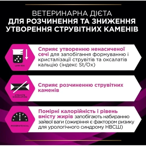 Сухой корм для котов Pro Plan Veterinary Diets UR Мочекаменная болезнь 350 г (7613035154216): Вес упаковки 2.1 кг