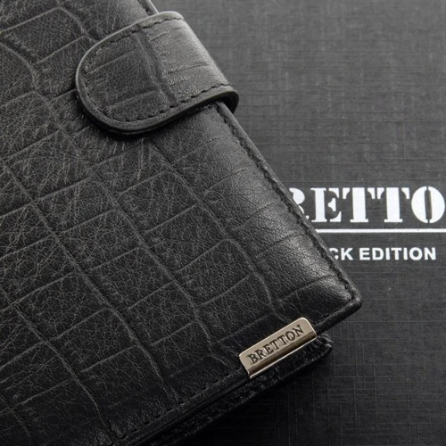 Мужской кошелек Bretton черный (M5406 black): Пол Мужской