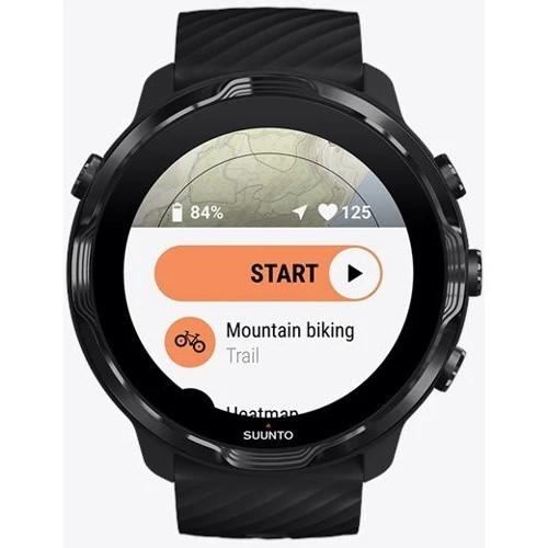 Смарт-часы Suunto 7 Black (SS050378000): Цвет ремешка черный